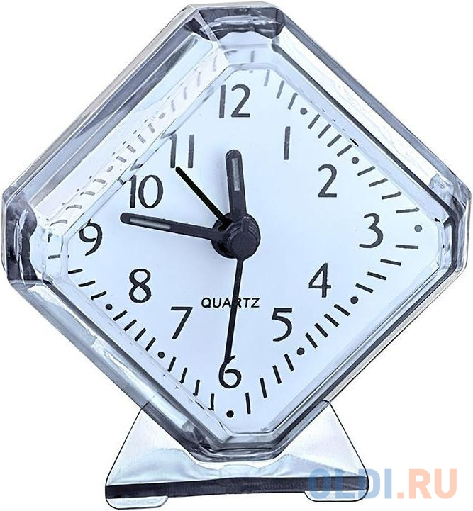

Perfeo Quartz часы-будильник "PF-TC-002", ромб. 7,5*8,5 см, белые