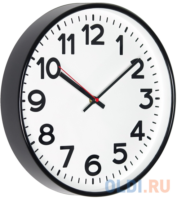 Часы настенные Troyka 78770783 чёрный круглые настенные часы