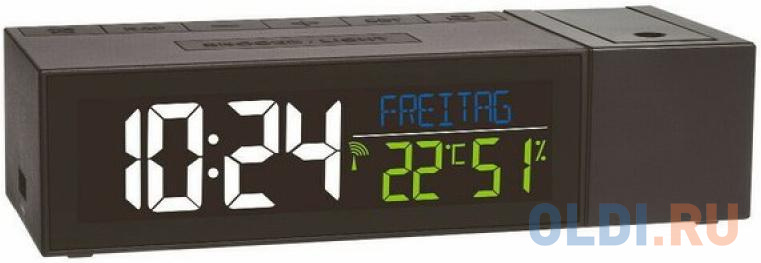 

Часы-будильник TFA 60.5014.01 чёрный, Черный