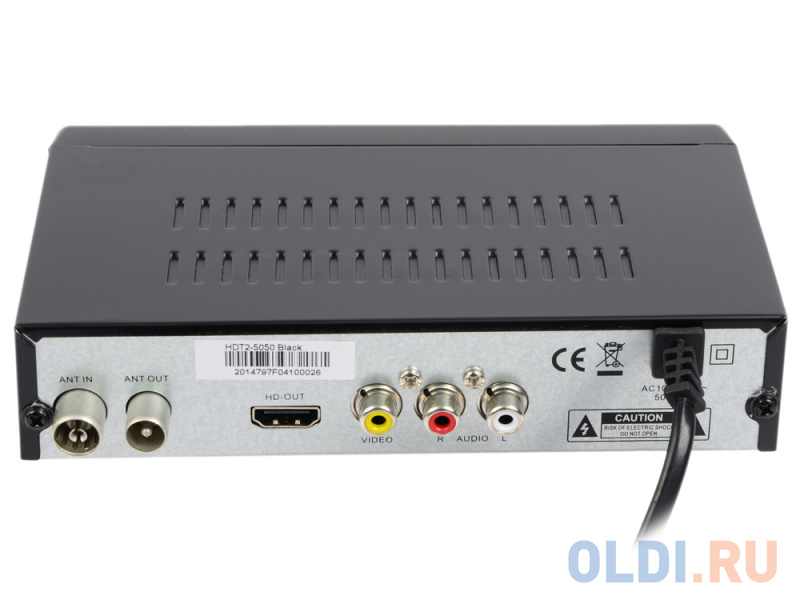 Цифровой телевизионный DVB-T2 ресивер HARPER HDT2-5050 с функцией FHD медиаплеера фото