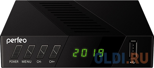 Perfeo DVB-T2/C приставка "STREAM-2" для  цифр.TV, Wi-Fi, IPTV, HDMI, 2 USB, DolbyDigital, пульт ДУ