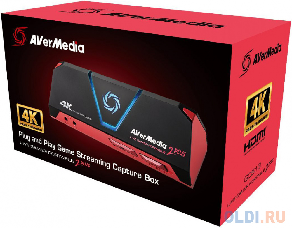 Карта видеозахвата Avermedia Live Gamer Portable 2 Plus внешний HDMI GC513 - фото 3