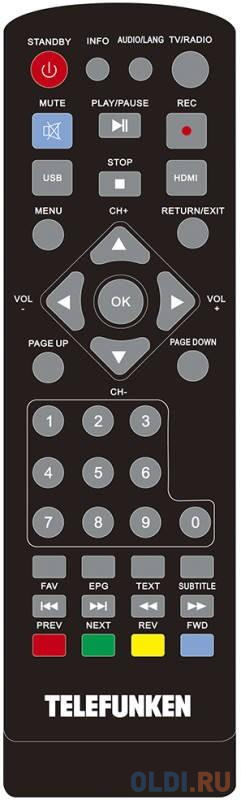 Ресивер DVB-T2 Telefunken TF-DVBT262 черный Ресивер DVB-T2 Telefunken TF-DVBT262 черный фото