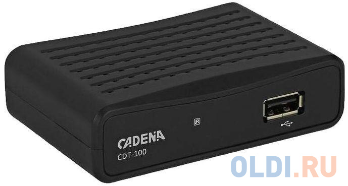 Ресивер DVB-T2 Cadena CDT-100 (TC) черный фото