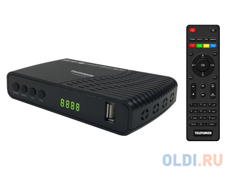 

Цифровой телевизионный DVB-T2 ресивер TELEFUNKEN TF-DVBT224 (черный)