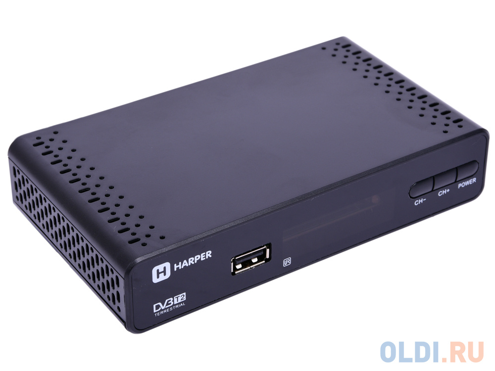 Цифровой телевизионный DVB-T2 ресивер HARPER HDT2-1513 Черный, Full HD, DVB-T, DVB-T2, поддержка внешних жестких дисков цифровой штангенциркуль gedore 6550070