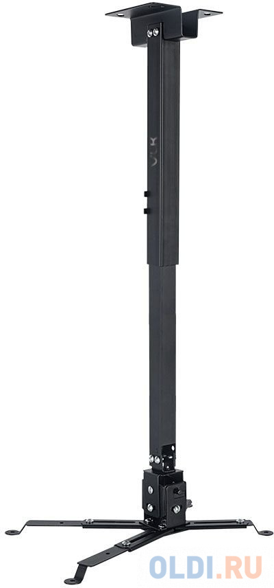 Кронштейн для проекторов VLK TRENTO-84 Черный, настенный/потолочный, max 15 кг, 3 ст своб/, наклон ±15°, от потолка 700-1200 мм кронштейн для тв vlk trento 36 black