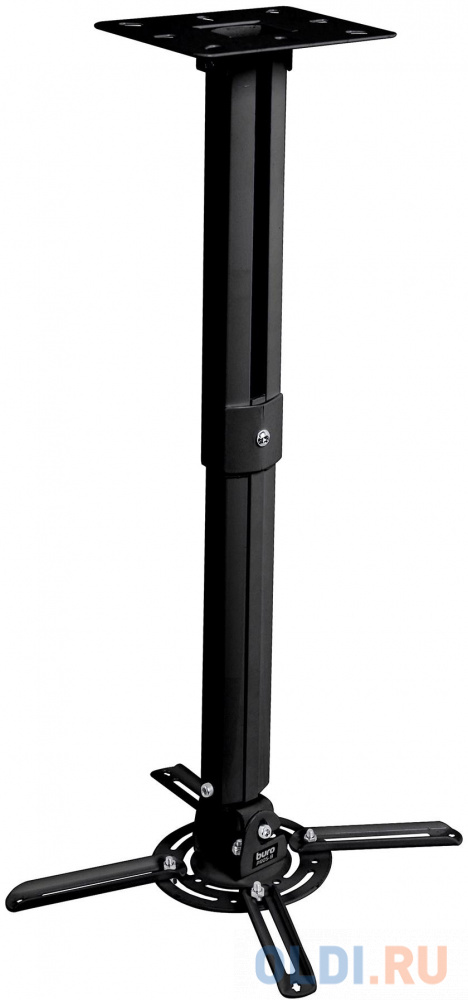 Кронштейн для проектора Buro PR05-B черный макс.13.6кг потолочный поворот и наклон - фото 1
