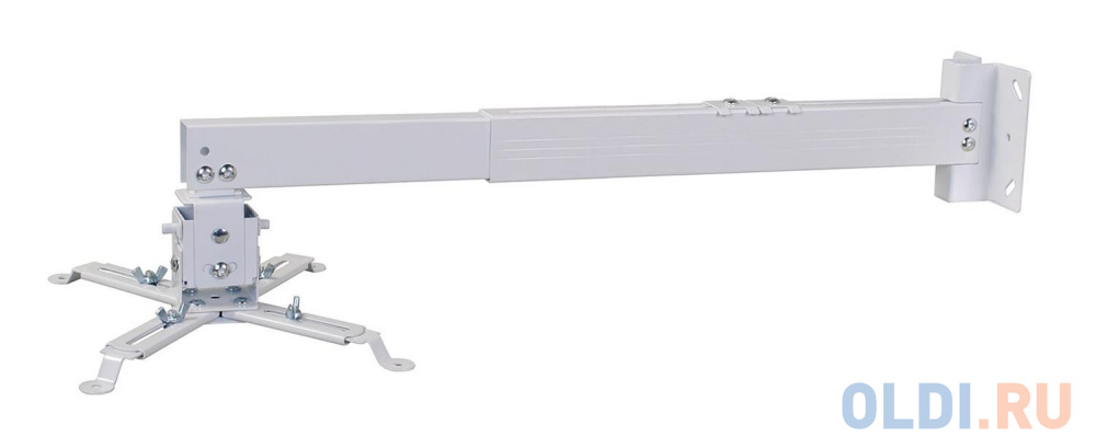 Кронштейн для проектора Cactus CS-VM-PRE03-WT белый макс.23кг настенный и потолочный поворот и наклон крепеж wize wpb s потолочный универсальный длина штанги 44 64 см наклон 15° поворот 15° до 12 кг