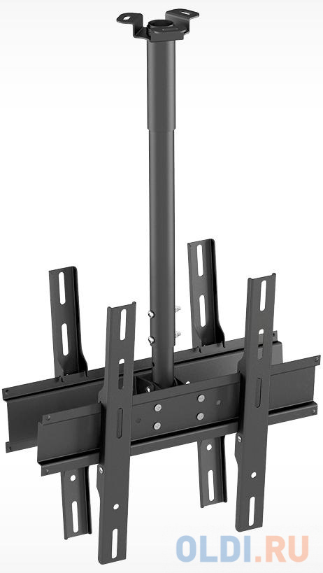 Кронштейн Holder PR-102-B черный для ЖК ТВ 32-65" потолочный фиксированный VESA 400x400 до 90 кг - фото 2
