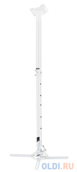 Кронштейн для проектора Buro PR06-W белый макс.20кг потолочный поворот и наклон - фото 3