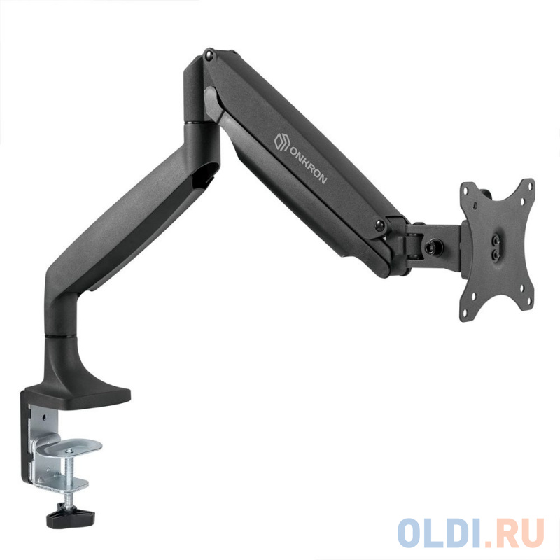 Кронштейн для мониторов Onkron G100 черный 13"-34" макс.9кг настольный поворот и наклон верт.перемещ. фото