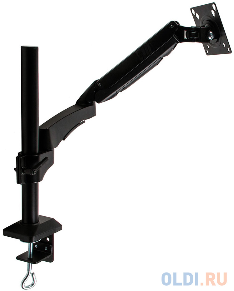 Кронштейн для мониторов ЖК Kromax OFFICE-11 черный 15"-32" макс.10кг настольный поворот и наклон фото