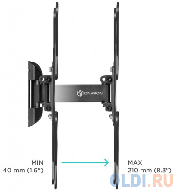 ТВ кронштейн /26-65" NP44 BLACK ONKRON фото