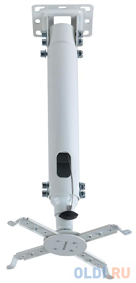 Крепление потолочное Kromax PROJECTOR-100 белый для проектора, 3 ст свободы, наклон 30°, вращение на 360° PROJECTOR-100 white - фото 1