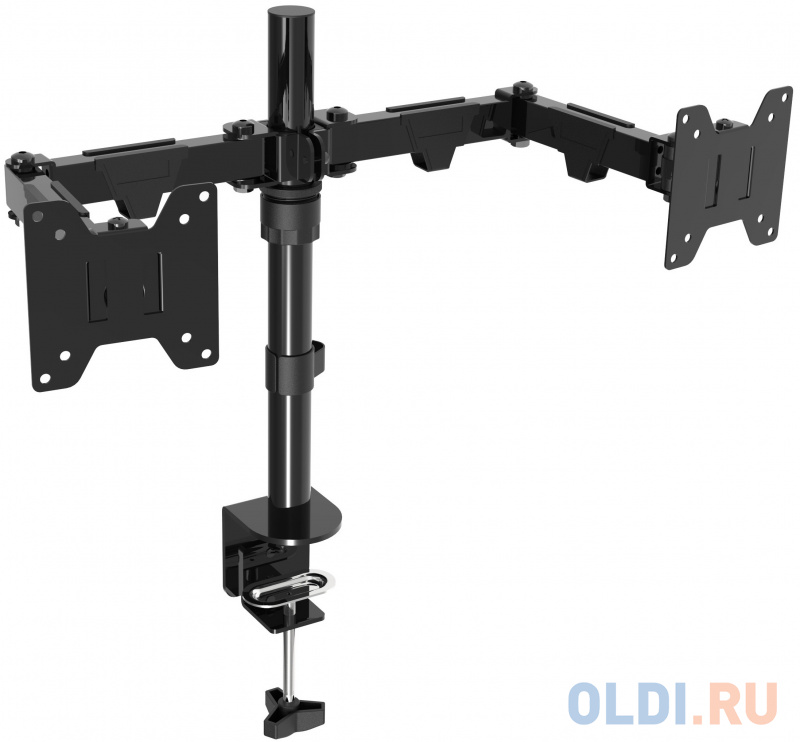 Wize [WDM2-32] Настольное крепление для двух мониторов 14"-32", VESA 75x75, 100x100, макс. нагрузка 10 кг фото