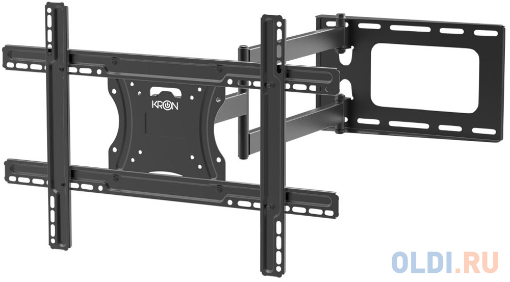 

Кронштейн Kron M7L черный для ЖК ТВ 32-70" настенный от стены 65-720мм наклон +10°/-2° поворот 180° VESA 600x400 max 50кг