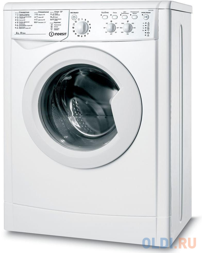 Стиральная машина Indesit EWUC 4105 белый стиральная машина indesit bwsa 61051 wsv ru белый