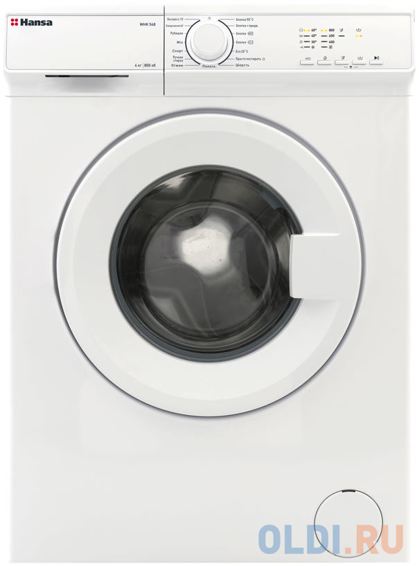 

Стиральная машина Hansa WHK548 загр.фронтальная макс.:4кг белый