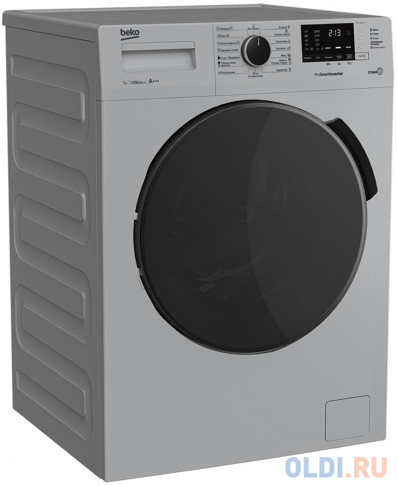 Стиральная машина Beko RSPE78612S серебристый стиральная машина beko wspe6h616s серый