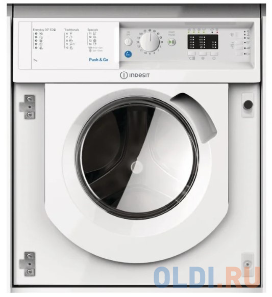 

Встраиваемые стиральные машины Indesit/ 60х54х82, Загрузка 7 кг, 1200 об/мин, 16 программ, быстрая стирка, таймер