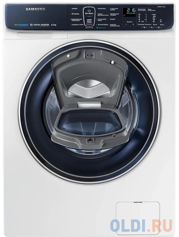 

Стиральная машина Samsung WW65K52E69WD/LP белый