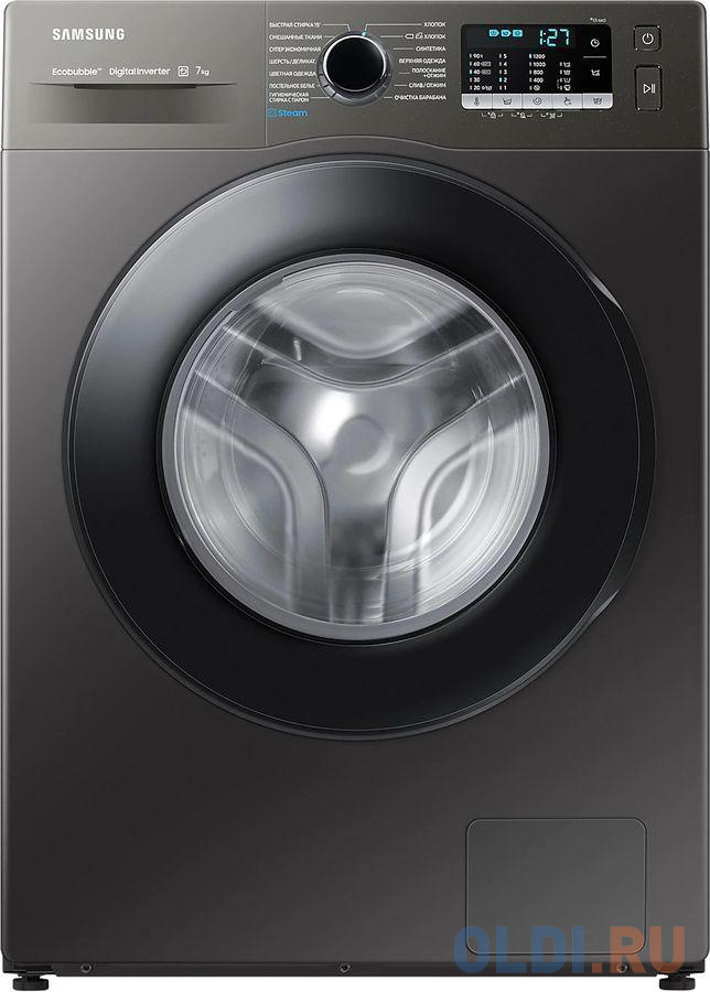 Стиральная машина Samsung WW70AAS22AX/LD серый, цвет чёрный WW70AAS22AX/LD WW70AAS22AX/LD - фото 1