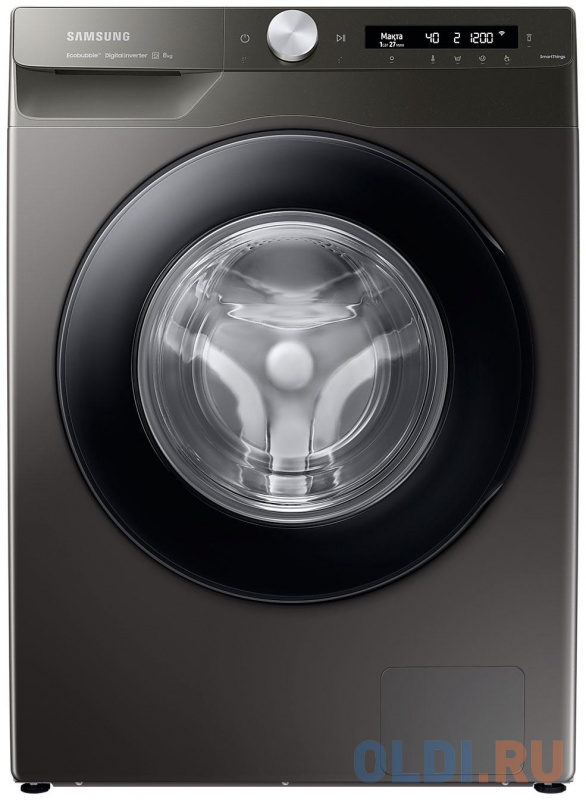 

Стиральная машина Samsung WW80A6S24AN/LD чёрный, Черный
