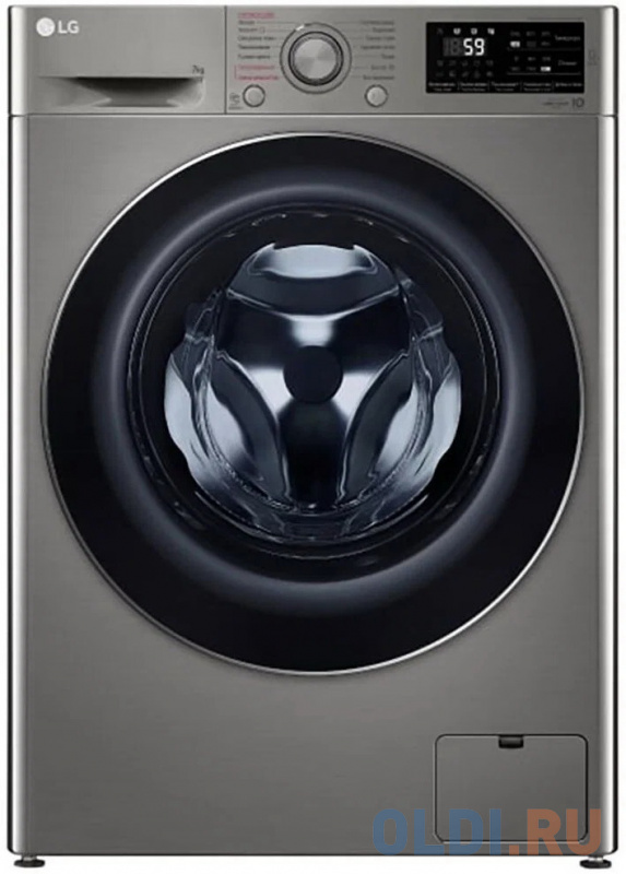 

Стиральная машина LG F2J6HSDS платиновое серебро, Серебристый