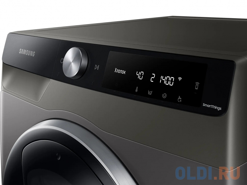 Стиральная машина Samsung WW10T654CLX/LD нержавеющая сталь фото