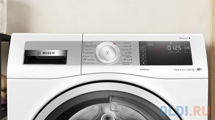 Стиральная машина Bosch WDU8H542EU белый стиральная машина indesit ewsb 5085 bk cis белый чёрный