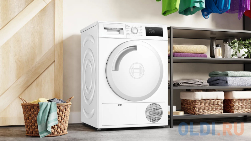 Сушильная машина Bosch WTH830L5SN белый фото