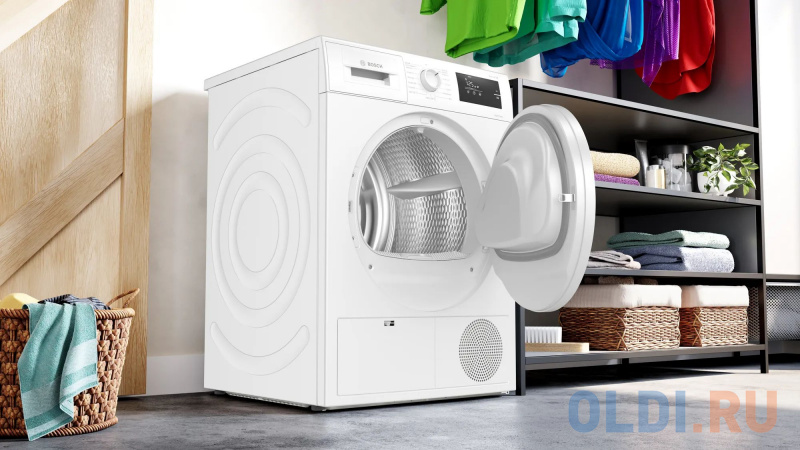 Сушильная машина Bosch WTH830L5SN белый фото