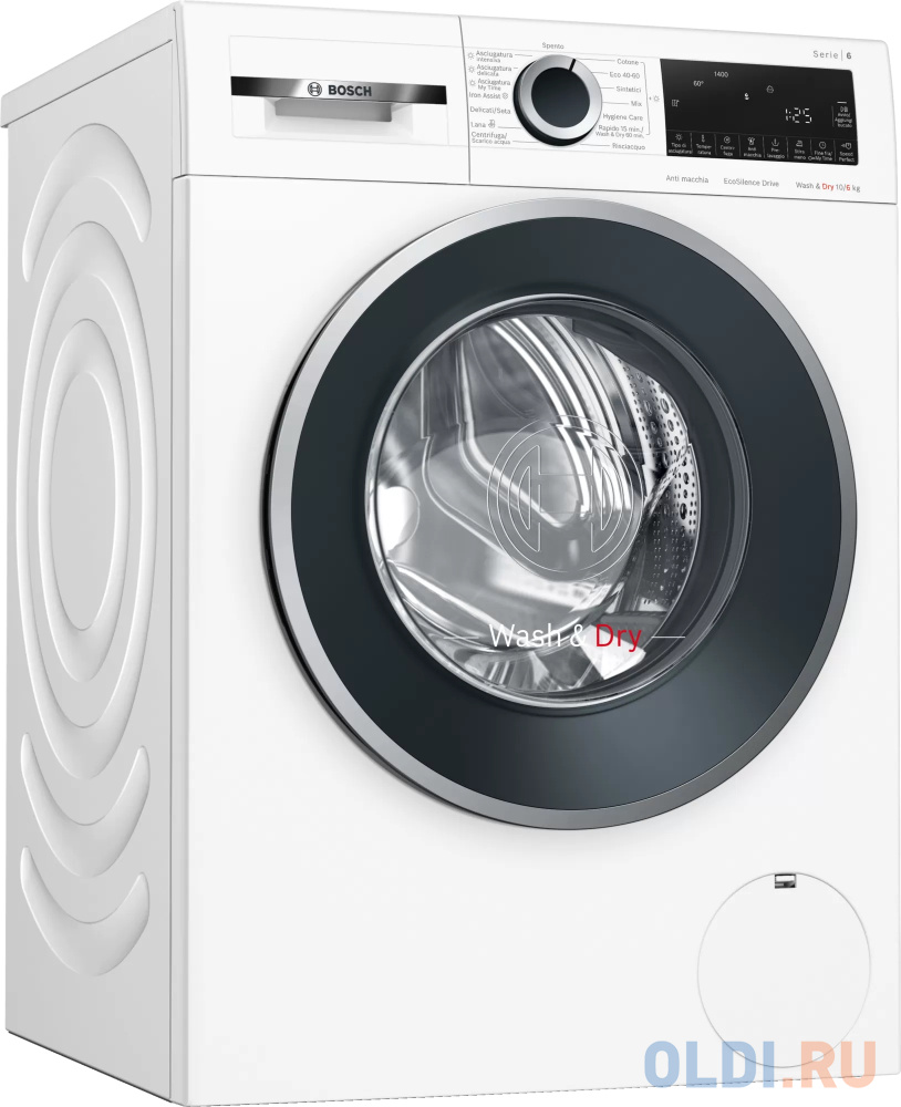 Стиральная машина Bosch WNG25440IT белый, цвет чёрный