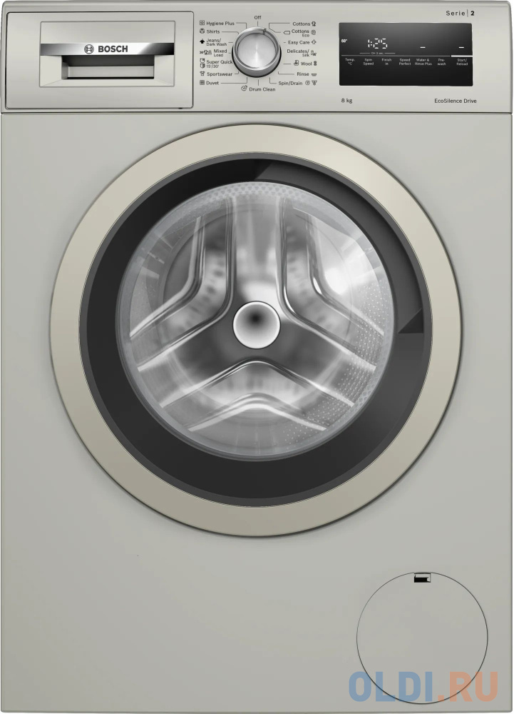 Стиральная машина Bosch WAN2420XME серебристый стиральная машина beko wspe7h616s серебристый