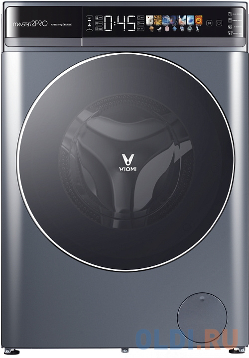 Стиральная машина Viomi WD10FT-B6E серый, цвет чёрный