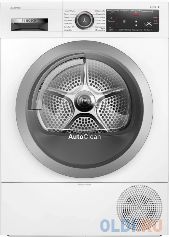 

Сушильная машина Bosch WTX87M40 белый