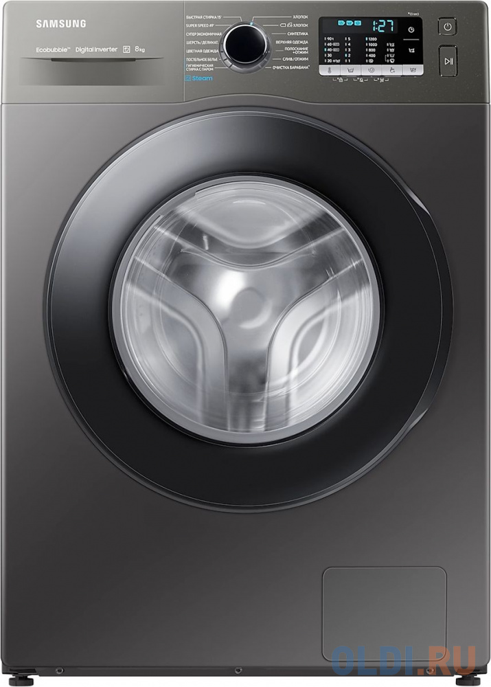 Стиральная машина Samsung WW80AGAS22AX/LD класс: A загр.фронтальная макс.:8кг черный