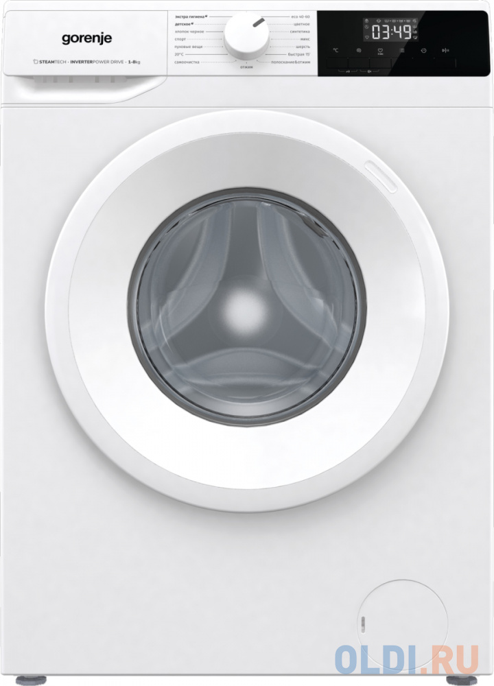 

Стиральная машина Gorenje WNHPI84AS/R загр.фронтальная макс.:8кг белый