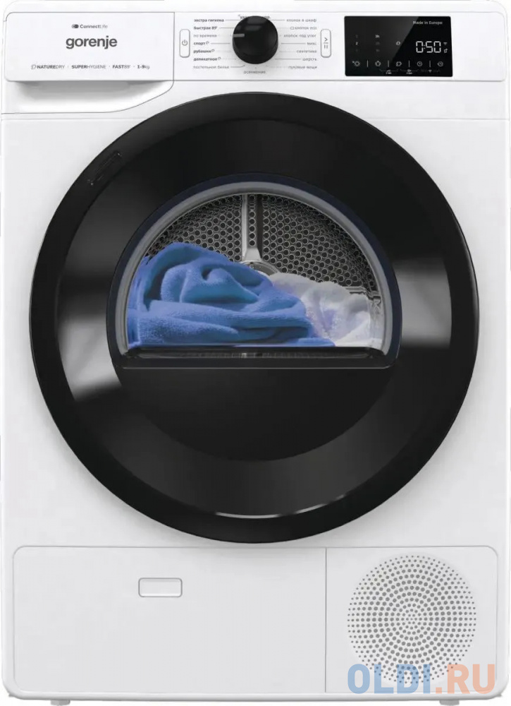 

Сушильная машина Gorenje DPNE92GNLWIFI/C кл.энер.:A++ макс.загр.:9кг белый