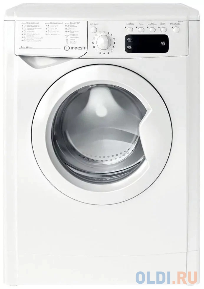 

Стиральная машина Indesit IWSE 6105 (CIS).L класс: A загр.фронтальная макс.:6кг белый