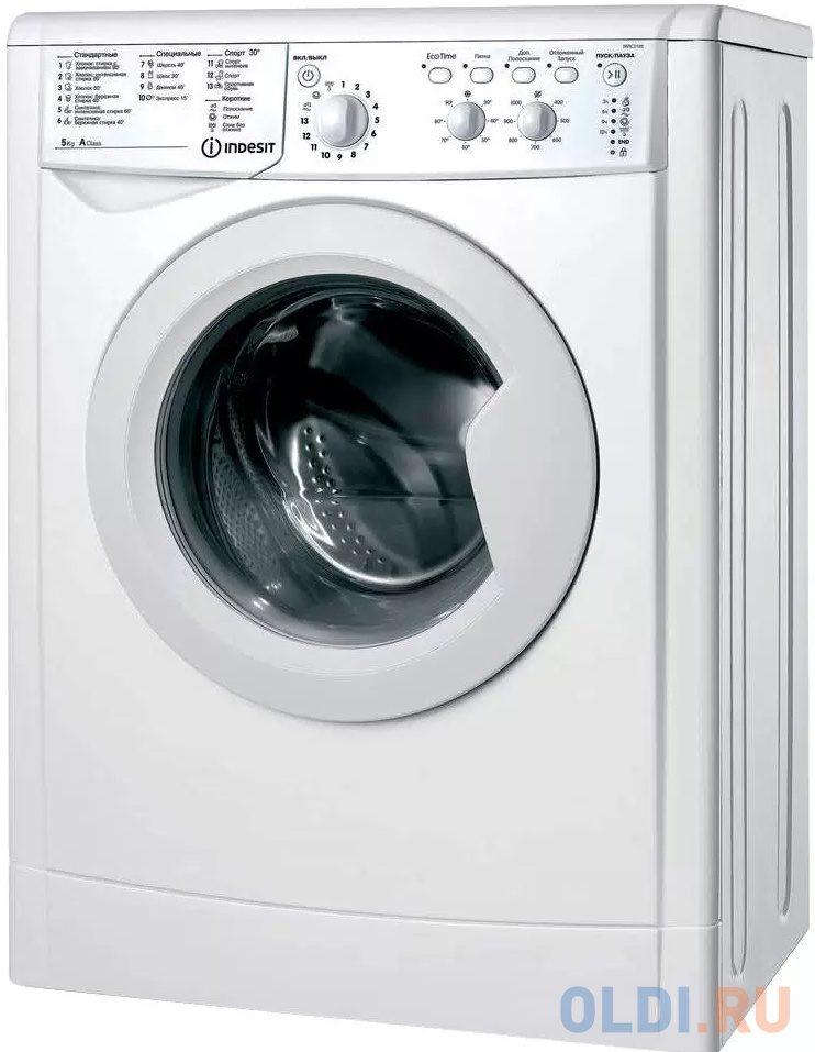 

Стиральная машина Indesit IWSC 5105 CIS класс: A загр.фронтальная макс.:5кг белый