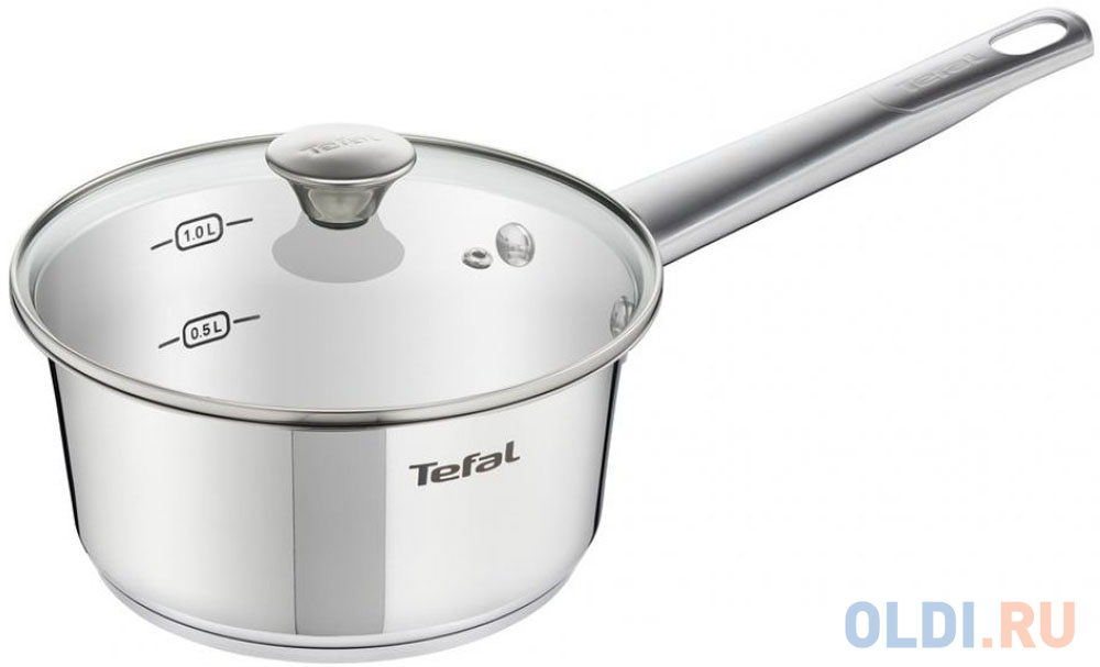 

Ковш Tefal Simpleo B9072274 1.4л. d=16см (с крышкой) серебристый (2100105193)