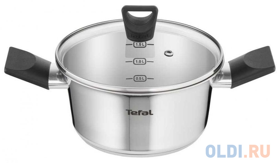 

Кастрюля Tefal Simpleo B9054374 2л. d=18см (с крышкой) стальной (2100115458)