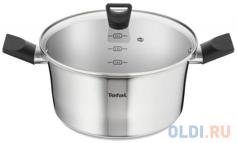 

Кастрюля Tefal Simpleo B9054674 4.8л. d=24см (с крышкой) стальной (2100115459)