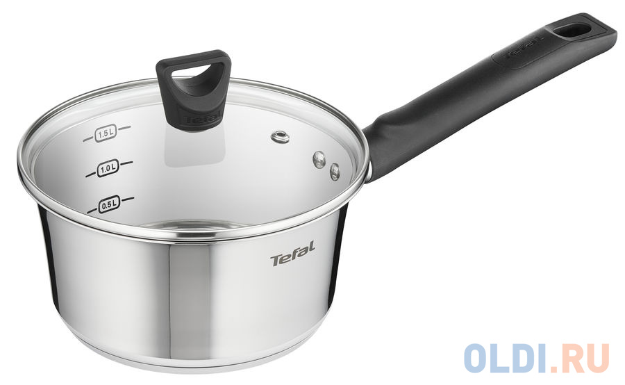

Ковш Tefal Simpleo B9052274 d=16см (с крышкой) серебристый (2100115457