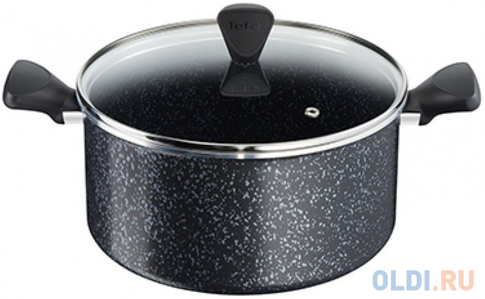 

Кастрюля Tefal - 24 см 4 л алюминий, Черный