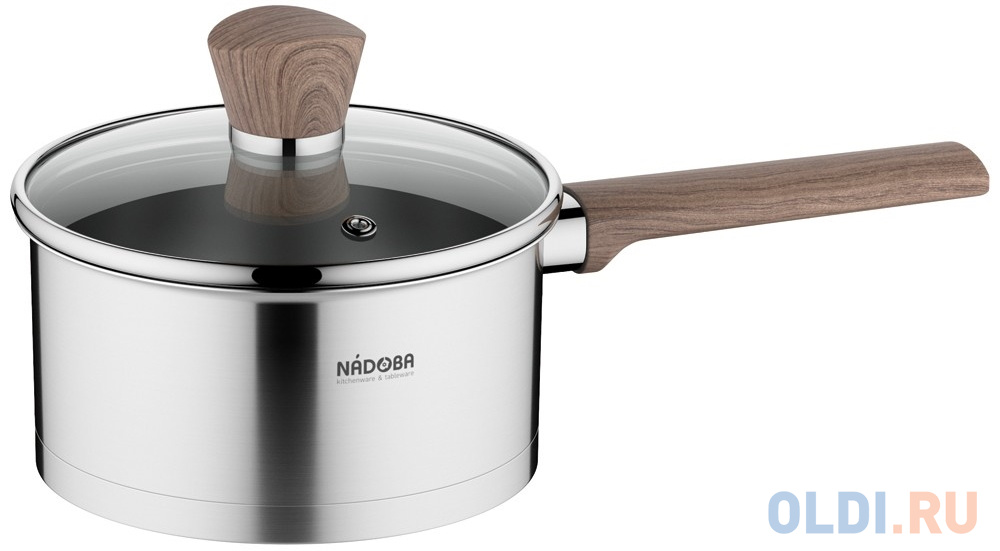 

Ковш со стеклянной крышкой, 16 см/1,7 л, NADOBA, серия LUDVA