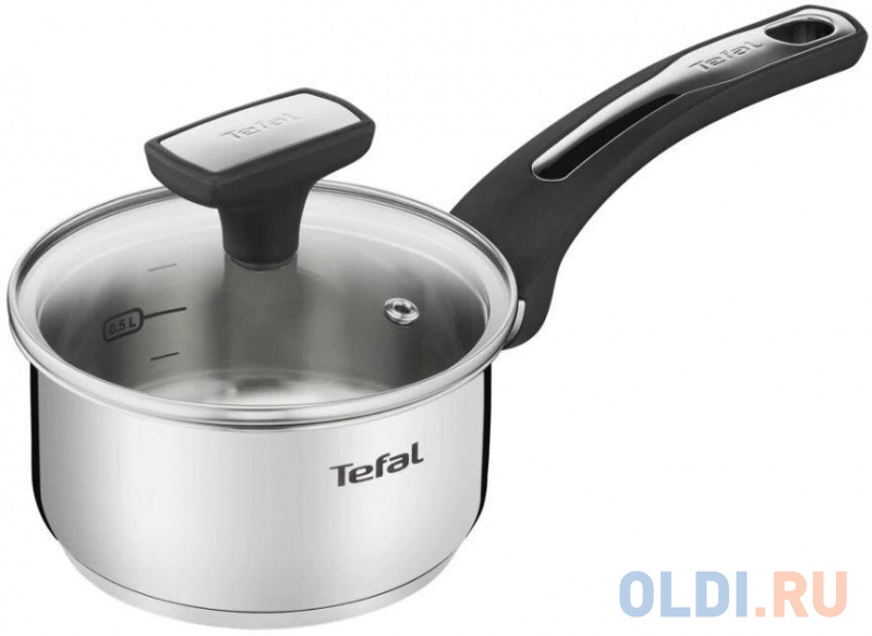 

Ковш Tefal Emotion E3012174 1л. d=14см (с крышкой) серебристый (2100117440)