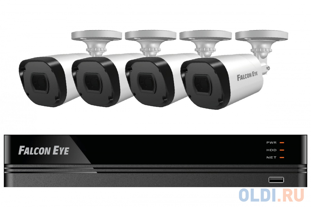 Комплект видеонаблюдения Falcon Eye FE-104MHD KIT Дача SMART от OLDI